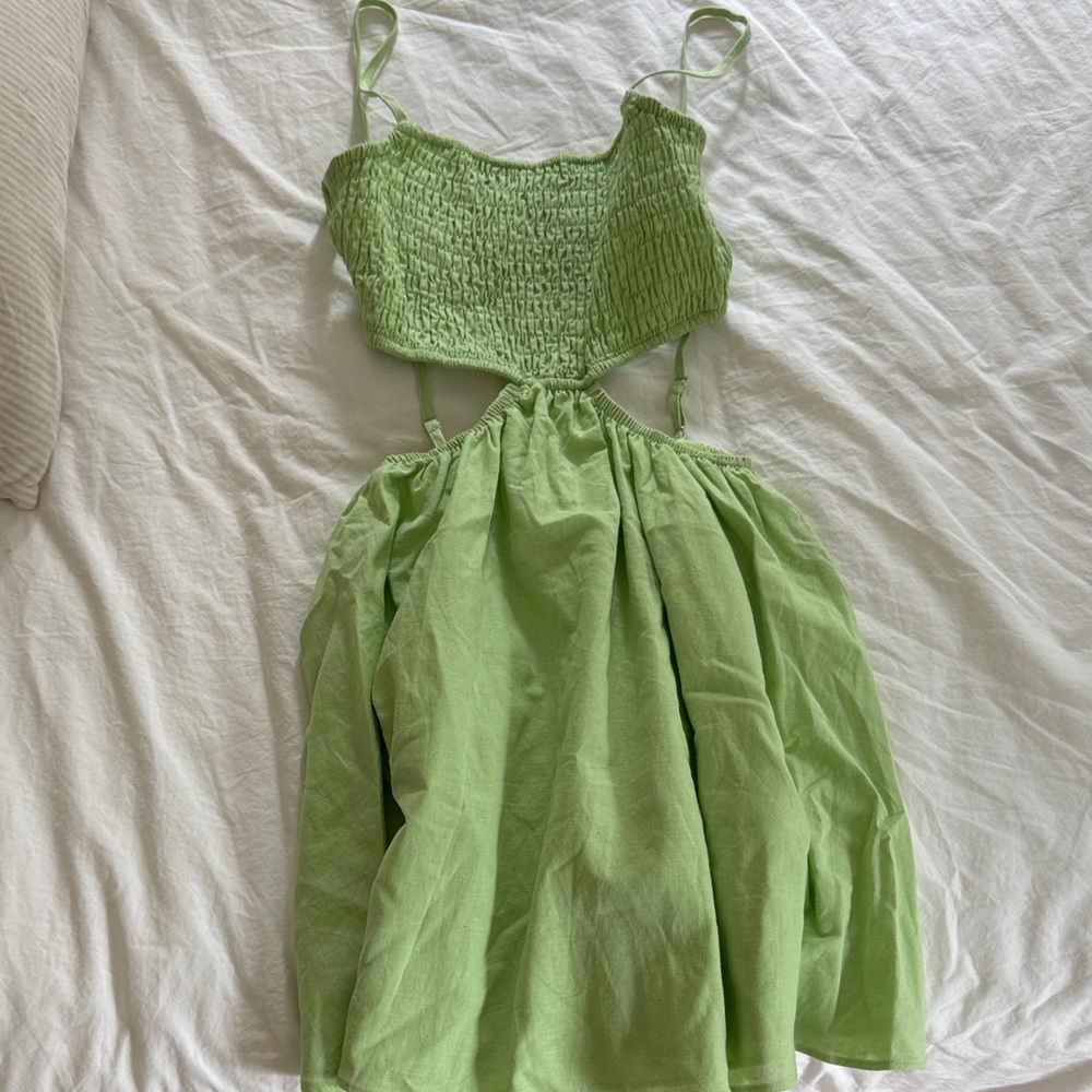 Sabo Skirt Green Cutout Dress